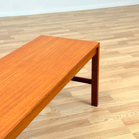 Swedish side table in teak