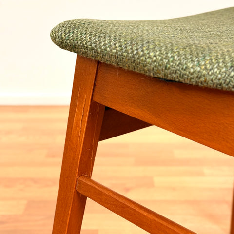Danish set of 4 dining chairs in teak & beech by Falsled