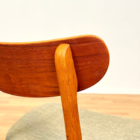 Danish dining chairs in teak & oak by Farstrup