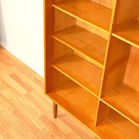 Reserved Swedish bookshelf in oak
