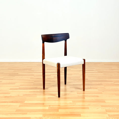 Danish dining chairs in Santos rosewood by Knud Færch