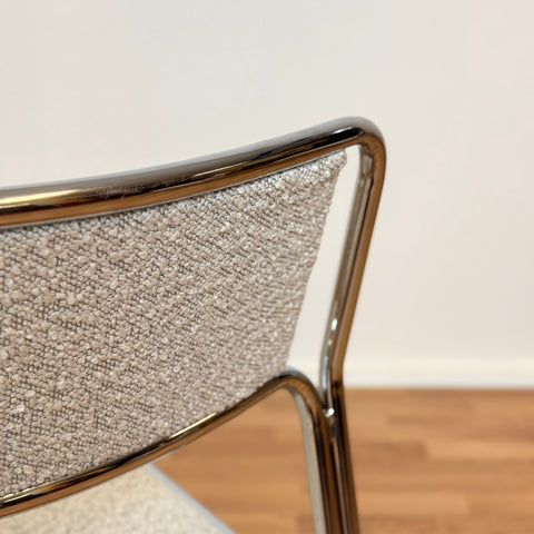 Chrome chairs by Kinnarps from 1990s