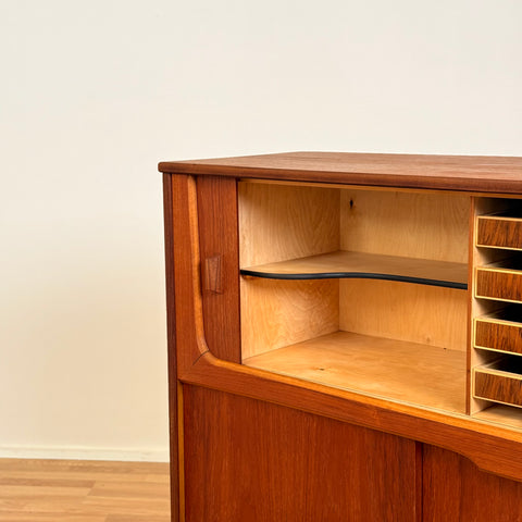 Danish highboard in teak