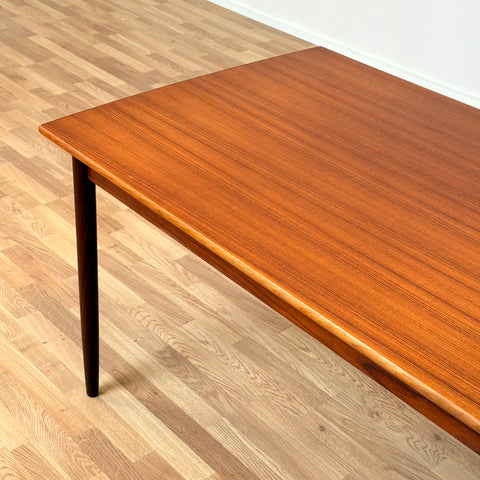 Danish rectangular dining table in teak