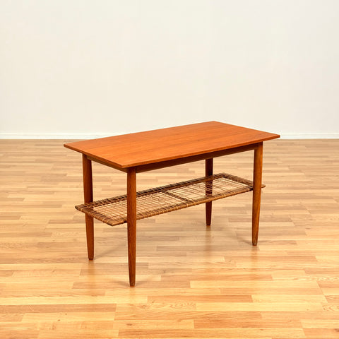 Danish coffee table in teak & oak