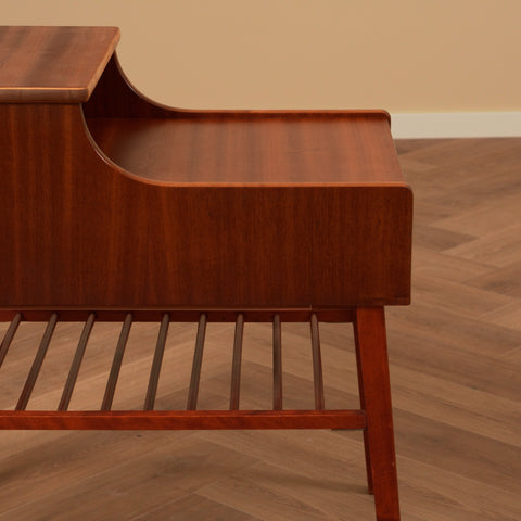Swedish bedside tables in mahogany