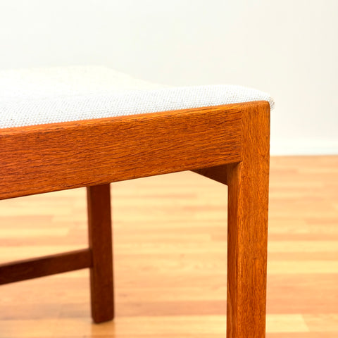 Danish dining chairs in solid oak by Kurt Østervig, for KP Møbler