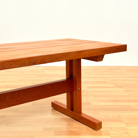 Danish coffee table in solid teak