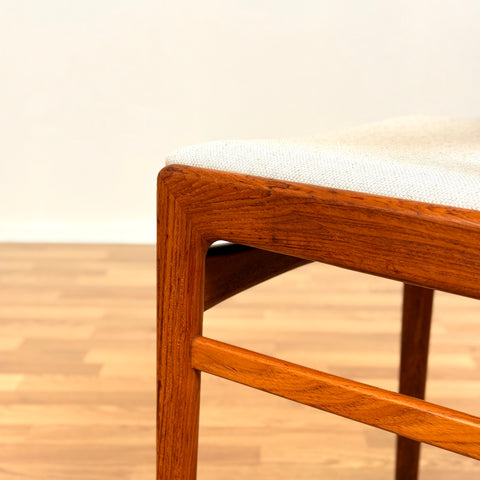 Danish set of 2 dining chairs in teak by Erik Kirkegaard