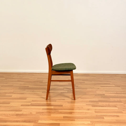 Danish set of 4 dining chairs in teak & beech by Falsled