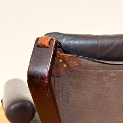 Danish armchairs "Super star" by Trygg møbler