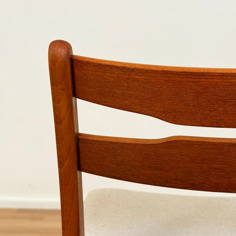 Set of 4 dining chairs in teak & beech by Findahl, 1950s-60s, Denmark