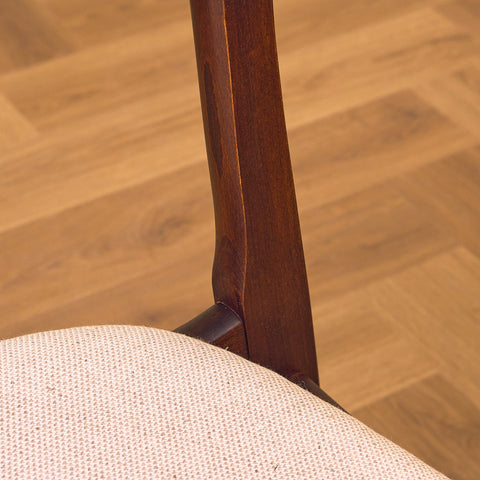 Danish dining chairs in teak & beech