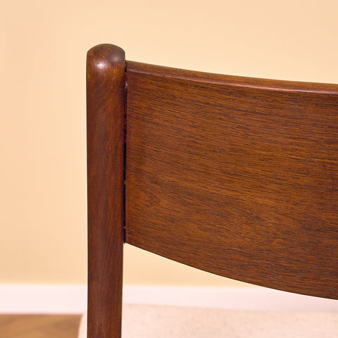 Danish dining chairs in teak & beech