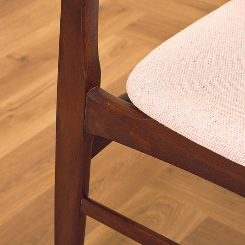 Danish dining chairs in teak & beech