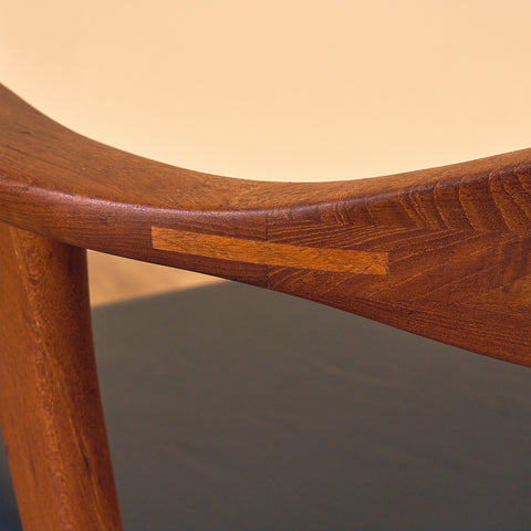 Danish chair in solid teak by Erik Kirkegaard, model 49