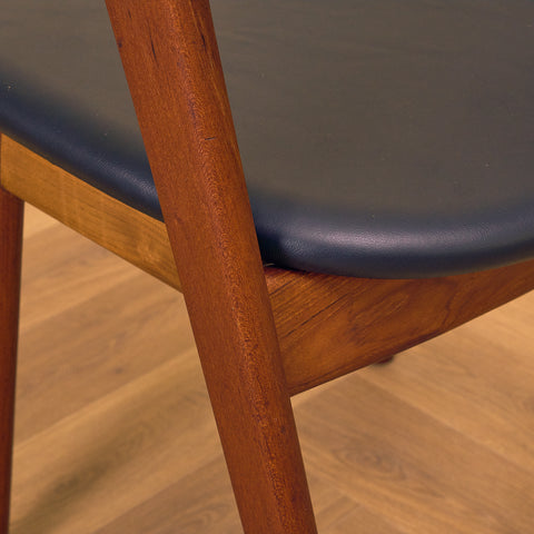Danish chair in solid teak by Erik Kirkegaard, model 49