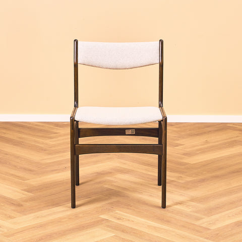 Danish set of 6 dining chairs by Erik Buch for Nova Stolefabrik