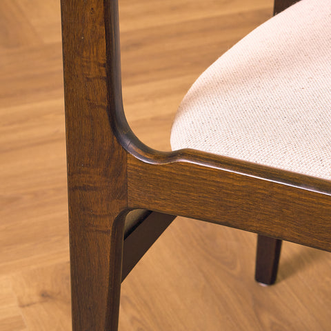 Danish set of 6 dining chairs by Erik Buch for Nova Stolefabrik