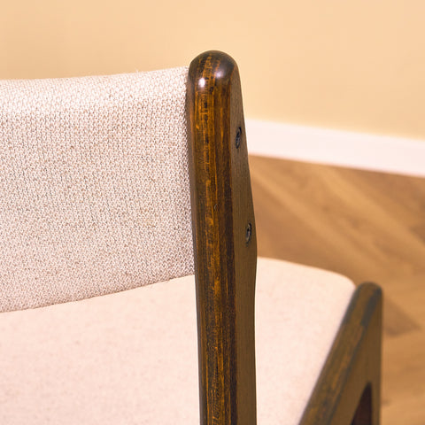 Danish set of 6 dining chairs by Erik Buch for Nova Stolefabrik