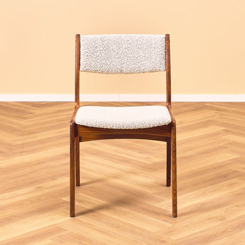 Danish dining chairs in Santos rosewood by Skovby