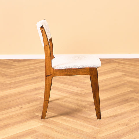 Danish dining chairs in Santos rosewood by Skovby
