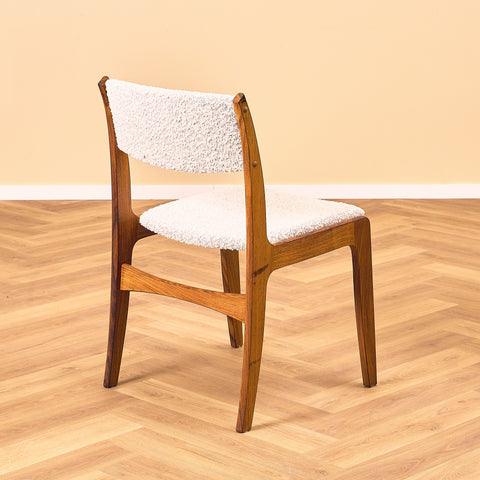 Danish dining chairs in Santos rosewood by Skovby