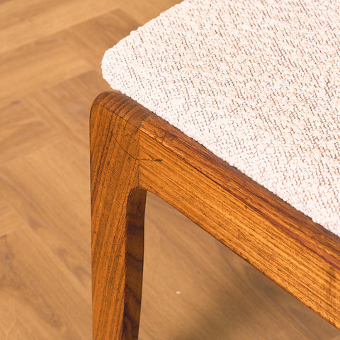 Danish dining chairs in Santos rosewood by Skovby
