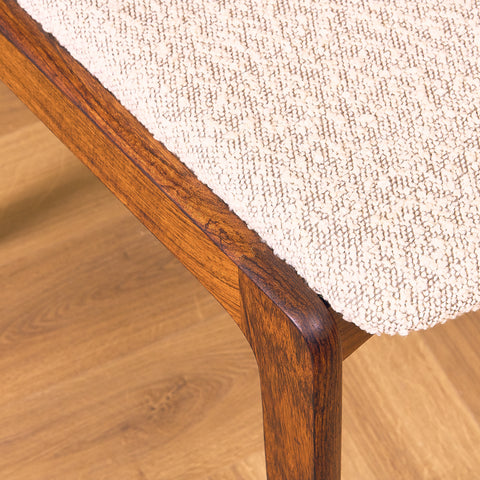 Danish dining chairs in Santos rosewood by Skovby