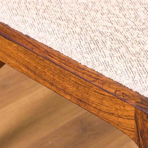 Danish dining chairs in Santos rosewood by Skovby