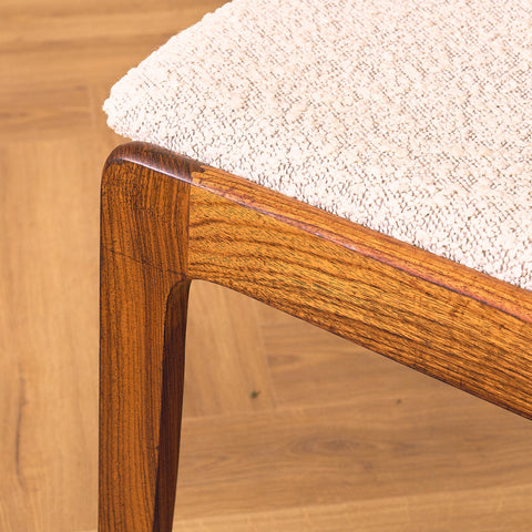 Danish dining chairs in Santos rosewood by Skovby