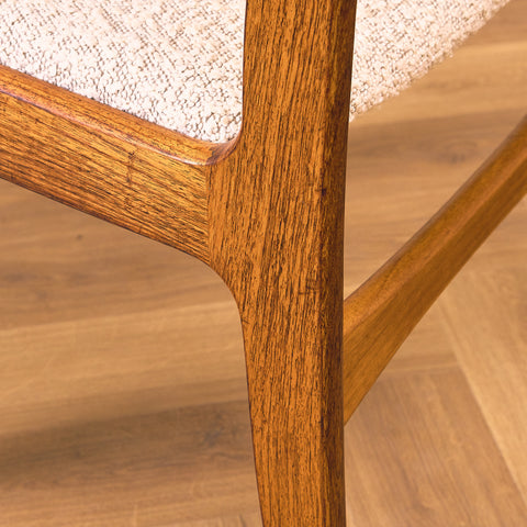 Danish dining chairs in Santos rosewood by Skovby