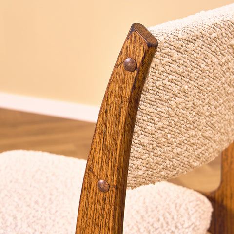 Danish dining chairs in Santos rosewood by Skovby