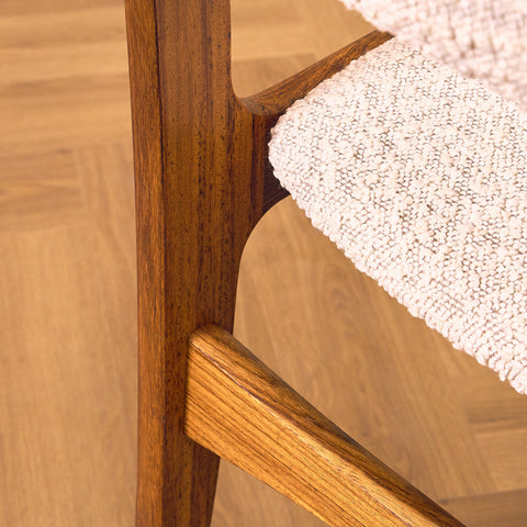 Danish dining chairs in Santos rosewood by Skovby
