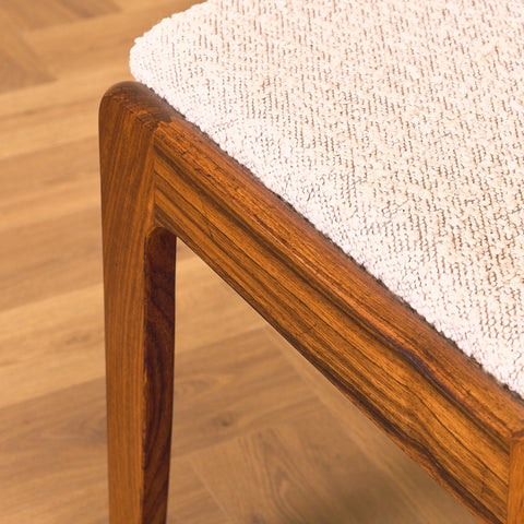 Danish dining chairs in Santos rosewood by Skovby
