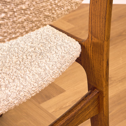 Danish dining chairs in Santos rosewood by Skovby