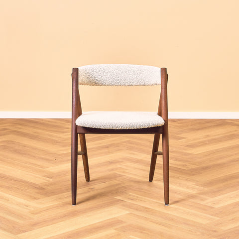 Danish dining chairs in walnut