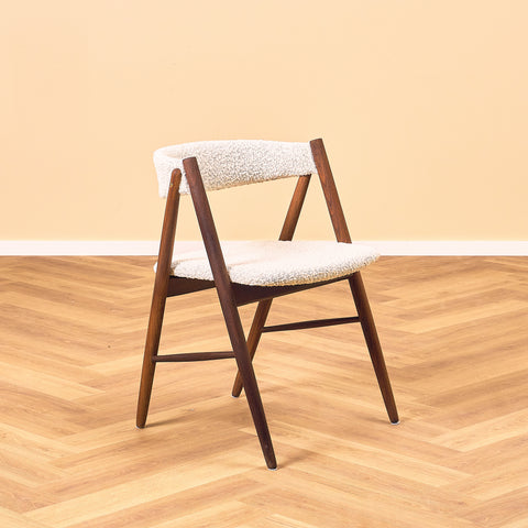 Danish dining chairs in walnut