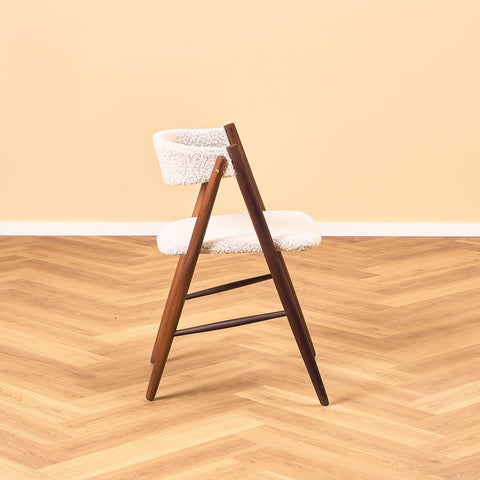 Danish dining chairs in walnut