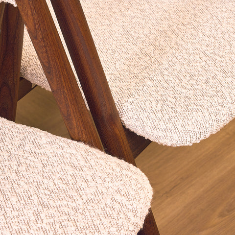 Danish dining chairs in walnut