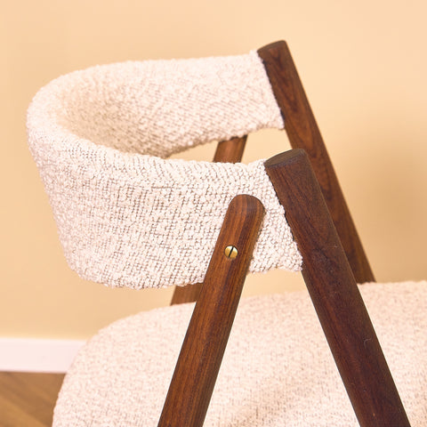 Danish dining chairs in walnut