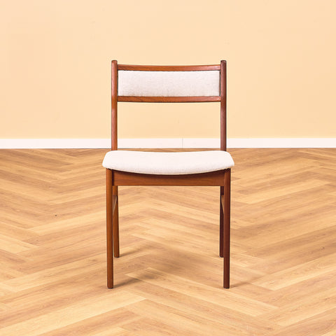 Danish dining chairs in teak