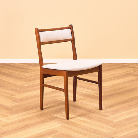 Danish dining chairs in teak