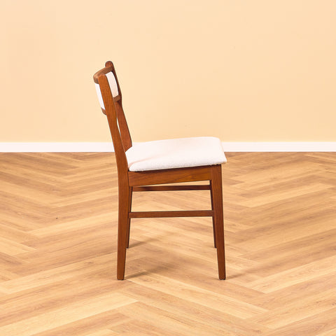 Danish dining chairs in teak