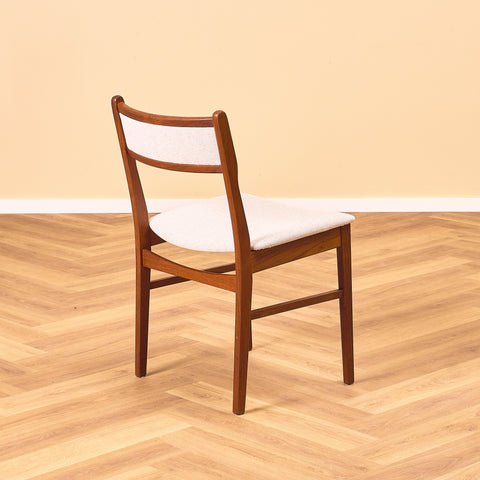 Danish dining chairs in teak