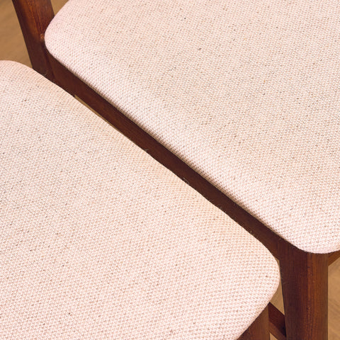 Danish dining chairs in teak