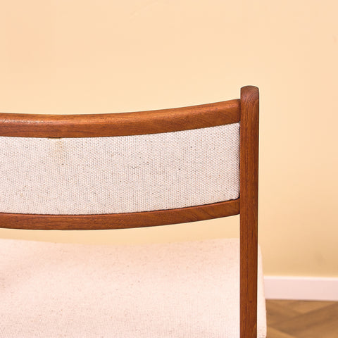 Danish dining chairs in teak