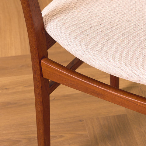 Danish dining chairs in teak