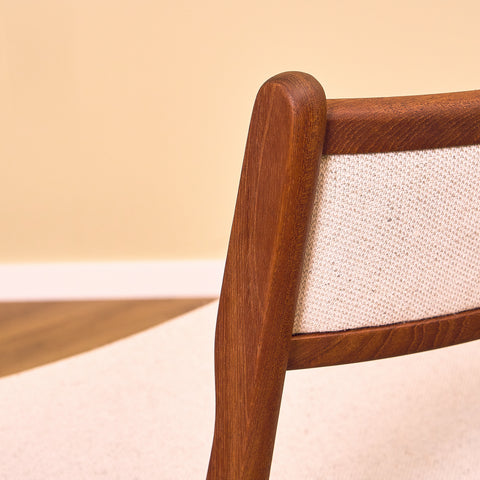Danish dining chairs in teak