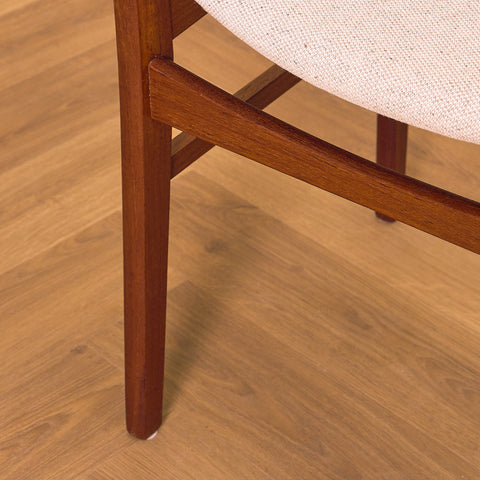Danish dining chairs in teak